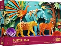 Puzzle 160 Paper Art: Dżungla TREFL. Wydawca: Trefl. SmakLiter.pl Opakowanie Puzzle 160 Paper Art: Dżungla TREFL