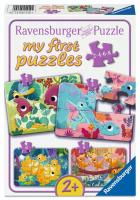 Opakowanie Puzzle 2/4/6/8 Dinosaur Friends