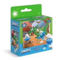 Opakowanie Puzzle 20 Smerfy Zabawa w chowanego ze smokiem