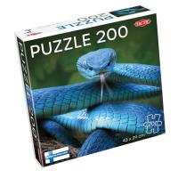 Puzzle 200 el. Niebieska żmija. Wydawca: Tactic. SmakLiter.pl Opakowanie Puzzle 200 el. Niebieska żmija