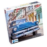 Puzzle 200 el. Samochód z Hawany. Wydawca: Tactic. SmakLiter.pl Opakowanie Puzzle 200 el. Samochód z Hawany