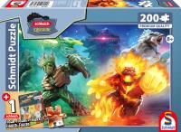 Opakowanie Puzzle 200 PQ Schleich eldrador wojna światów + figurka 114361