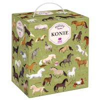 Puzzle 200 Puzzlove CzuCzu Konie. Wydawca: Bright Junior Media Justyna Han. SmakLiter.pl Opakowanie Puzzle 200 Puzzlove CzuCzu Konie