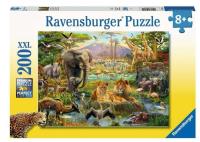Puzzle 200 Zwierzeta sawanny XXL. Wydawca: Ravensburger. SmakLiter.pl Opakowanie Puzzle 200 Zwierzeta sawanny XXL