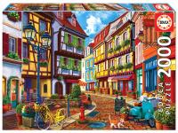 Puzzle 2000 Kolorowa uliczka 112808. Wydawca: Educa. SmakLiter.pl Opakowanie Puzzle 2000 Kolorowa uliczka 112808