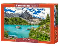 Puzzle 2000 Lake Sorapis, Alps, Italy CASTOR. Wydawca: Castorland. SmakLiter.pl Opakowanie Puzzle 2000 Lake Sorapis, Alps, Italy CASTOR
