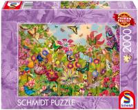 Puzzle 2000 PQ Ogród Motyli 113694. Wydawca: Schmidt Spiele Puzzle. SmakLiter.pl Opakowanie Puzzle 2000 PQ Ogród Motyli 113694