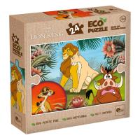 Puzzle 24 Król lew Eko dwustronne. Wydawca: Lisciani. SmakLiter.pl Opakowanie Puzzle 24 Król lew Eko dwustronne