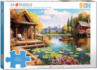 Opakowanie Puzzle 24 Lake Cottage by Lauai 6724-6016