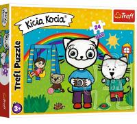 Opakowanie Puzzle 24 Maxi Kicia Kocia odkrywa świat TREFL