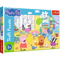 Puzzle 24 Maxi Piękna Peppa TREFL. Wydawca: Trefl. SmakLiter.pl Opakowanie Puzzle 24 Maxi Piękna Peppa TREFL