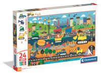 Opakowanie Puzzle 24 Maxi Super kolor Noli City Builders 24840