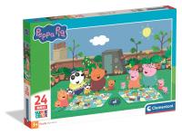 Opakowanie Puzzle 24 Maxi Super kolor Peppa Pig 24834