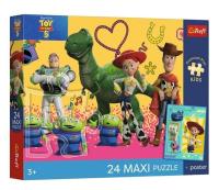 Opakowanie Puzzle 24 Maxi Toy Story 5 + plakat TREFL