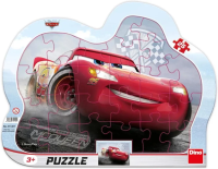 Puzzle 25 ramkowe Auta cars II Zygzak. Wydawca: Dino Toys. SmakLiter.pl Opakowanie Puzzle 25 ramkowe Auta cars II Zygzak