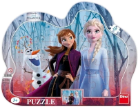 Puzzle 25 ramkowe Kraina Lodu Frozen II Przyjaciel. Wydawca: Dino Toys. SmakLiter.pl Opakowanie Puzzle 25 ramkowe Kraina Lodu Frozen II Przyjaciel