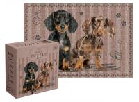 Opakowanie Puzzle 250 Puppy Sign Dachshunds