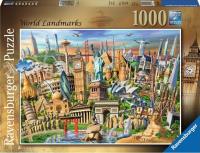 Opakowanie Puzzle 2D 1000 Zabytki świata 19798