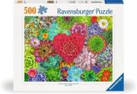 Opakowanie Puzzle 2D 500 Miłość sukulent