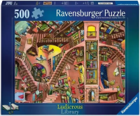 Puzzle 2D: Fantastyczna biblioteka 500el. Wydawca: Ravensburger. SmakLiter.pl Opakowanie Puzzle 2D: Fantastyczna biblioteka 500el