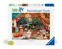 Puzzle 2D: Glamping 500el. Wydawca: Ravensburger. SmakLiter.pl Opakowanie Puzzle 2D: Glamping 500el