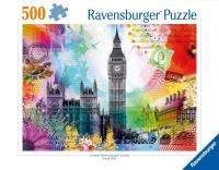 Puzzle 2D: Londyn 500el. Wydawca: Ravensburger. SmakLiter.pl Opakowanie Puzzle 2D: Londyn 500el
