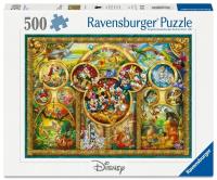 Puzzle 2D: Świat Disneya 500el. Wydawca: Ravensburger. SmakLiter.pl Opakowanie Puzzle 2D: Świat Disneya 500el
