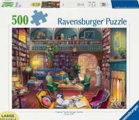 Puzzle 2D: Wymarzona biblioteka 500el. Wydawca: Ravensburger. SmakLiter.pl Opakowanie Puzzle 2D: Wymarzona biblioteka 500el
