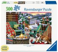 Puzzle 2D: Zimowy klimat 500el. Wydawca: Ravensburger. SmakLiter.pl Opakowanie Puzzle 2D: Zimowy klimat 500el