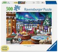 Puzzle 2D: Zorza polarna 500el. Wydawca: Ravensburger. SmakLiter.pl Opakowanie Puzzle 2D: Zorza polarna 500el