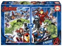 Puzzle 2x100 Avengers 111693. Wydawca: Educa. SmakLiter.pl Opakowanie Puzzle 2x100 Avengers 111693