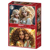 Opakowanie Puzzle 2x500 Matka i córka Księżyc i słońce