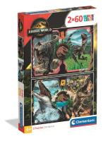 Puzzle 2x60 Super kolor Jurassic world 24830. Wydawca: Clementoni. SmakLiter.pl Opakowanie Puzzle 2x60 Super kolor Jurassic world 24830