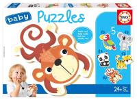Puzzle 3-5 Dzikie zwierzęta 2. Wydawca: Educa. SmakLiter.pl Opakowanie Puzzle 3-5 Dzikie zwierzęta 2