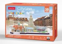 Okładka książki PUZZLE 3 D CITYLINE WARSZAWA