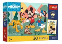 Opakowanie Puzzle 30 Bajkowe chwile + unikalny plakat TREFL