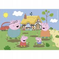 PUZZLE 30 EL SUPER KOLOR Peppa Pig. Wydawca: Clementoni. SmakLiter.pl Opakowanie PUZZLE 30 EL SUPER KOLOR Peppa Pig