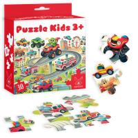 Puzzle 30 Kids Auta 3+. Wydawca: Kangur. SmakLiter.pl Opakowanie Puzzle 30 Kids Auta 3+