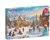 Opakowanie Puzzle 300 CherryPazzi Snowglow Village 10013