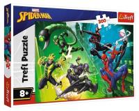 Puzzle 300 W pajęczej sieci Spiderman. Wydawca: Trefl. SmakLiter.pl Opakowanie Puzzle 300 W pajęczej sieci Spiderman