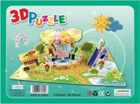 Puzzle 3D 46 Cyrk. Wydawca: O-press. SmakLiter.pl Opakowanie Puzzle 3D 46 Cyrk