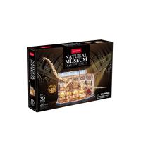 Puzzle 3D LED Natural Museum Brachiozaur. Wydawca: Cubic Fun. SmakLiter.pl Opakowanie Puzzle 3D LED Natural Museum Brachiozaur