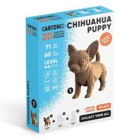 Opakowanie Puzzle 3D z kartonu Szczeniak Chihuahua