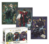 Puzzle 3w1 Harry Potter Wizard dynasty. Wydawca: Dodo. SmakLiter.pl Opakowanie Puzzle 3w1 Harry Potter Wizard dynasty