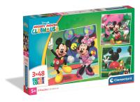 Opakowanie Puzzle 3x48 Super kolor Mickey Mouse Clubhouse 25005