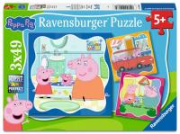 Opakowanie Puzzle 3x49 Peppa Pig