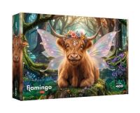 Opakowanie Puzzle 400 Flamingo - Leśna opiekunka snów TREFL