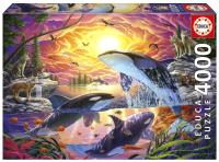 Puzzle 4000 Uwolnić orkę. Wydawca: Educa. SmakLiter.pl Opakowanie Puzzle 4000 Uwolnić orkę