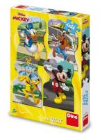 Puzzle 4w1 4x54 Myszka Miki. Wydawca: Dino Toys. SmakLiter.pl Opakowanie Puzzle 4w1 4x54 Myszka Miki
