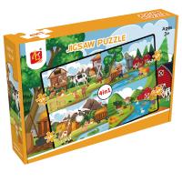 Puzzle 4w1 Farma. Wydawca: Askato. SmakLiter.pl Opakowanie Puzzle 4w1 Farma